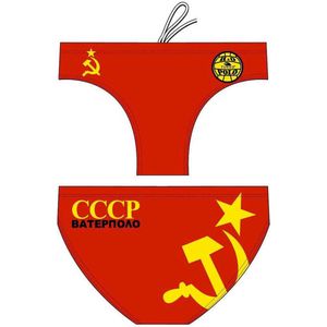 TURBO CCCP Zwemslip Heren - Red - L