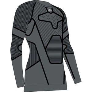 X-bionic - Symbio Merino - Lange Mouwen Basislaag - Rhino Grijs