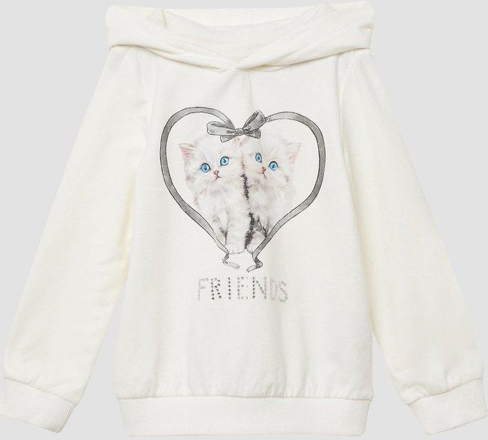 Sweatshirt - Regular-fit - Met Print - Katoenblend