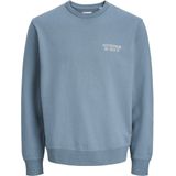Jack & Jones - Jjedetroit Sweat Crew Neck - Trui - Blue Mirage - Mannen