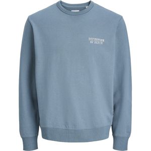 Jack & Jones - Jjedetroit Sweat Crew Neck - Trui - Blue Mirage - Mannen