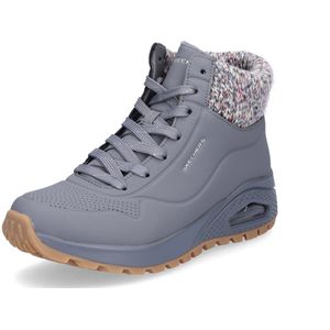 Skechers - UNO RUGGED - Sneakerlaarzen - Grijs - Synthetisch - 3,8 cm Hakhoogte