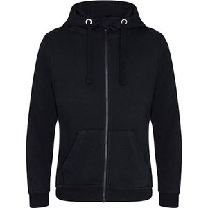 Graduate Heavyweight Hoodie met rits Black - M