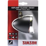 Simson Voorlicht Classic Led Batterij Zwart