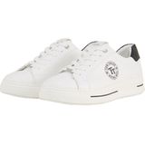 Sneakers - Laag - Imitatieleer - Zwart - Logoprint