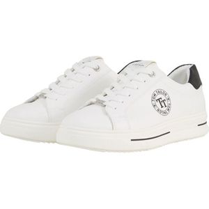 Sneakers - Laag - Imitatieleer - Zwart - Logoprint