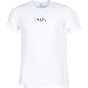 Emporio Armani - Basis 2-pack Ronde Hals T-shirts Wit - XXL