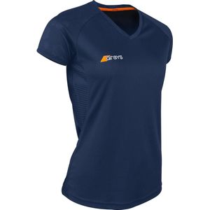 Grays hockeykleding Apex 650 Shirt Jnr Donkerblauw - maat 140