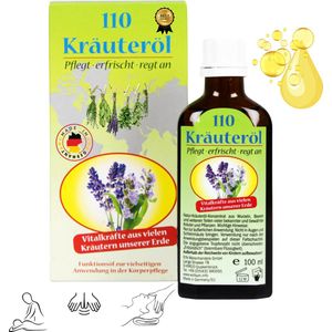 110 Kruidenolie - Kruidenplanten - Kräuteröl olie - 100ML - Massage Olie