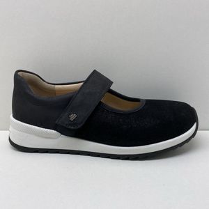 FINN COMFORT ballerina, Assenza, Balena stretch, Buggy, schwarz, zwart, maat 38 (UK: 5)