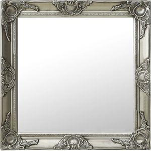 vidaXL-Wandspiegel-barok-stijl-60x60-cm-zilverkleurig