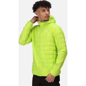 Gevulde Jas - Heren - Groen - Polyester