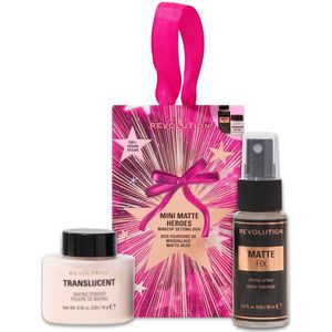Makeup Revolution - Xmas 2025 Mini Matte Heroes - Kerstset voor het Gezicht - 1 st