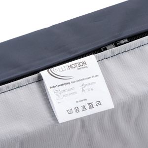 MultiMotion zitkussen met gel kern 7 cm dik - Afneembare hoes met draaglussen - 45 cm breed - Rolstoelkussen - Rolstoel kussen