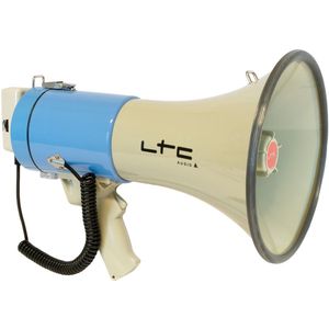 Megafoon - MEG060 - Megafoon 60W met USB / SD mp3 speler, sirene en afneembare microfoon