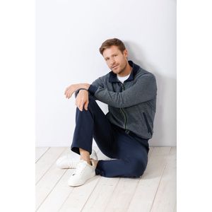 Sportief heren sweat huispak Hajo - Blauw - Maat - 48