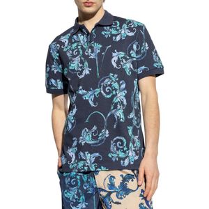 Versae Jeans Couture Polo Blauw