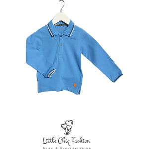 Little Chiq Baby Polo blauw