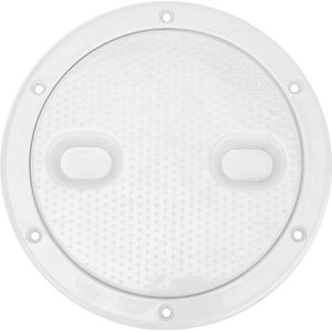 Inspectieluikdeksel 6 inch rond wit dekluik antislip voor marineboot jachtdek - Vulplaat voor boten en kajaks