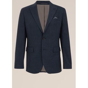 WE Fashion Men's slim fit blazer with jacqaurd pattern