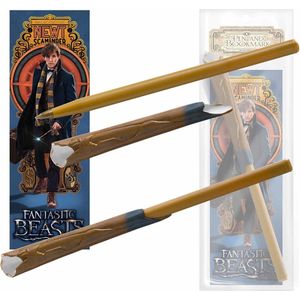 Noble Collection Toverstaf Fantastic Beasts: Newt's Wand And Bookmark