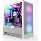 NZXT H5 Flow RGB (2024) Wit - Midtowermodel ATX - wit