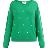 myMo - Nolie - Gebreide Trui - Goudkleurige Hartjes