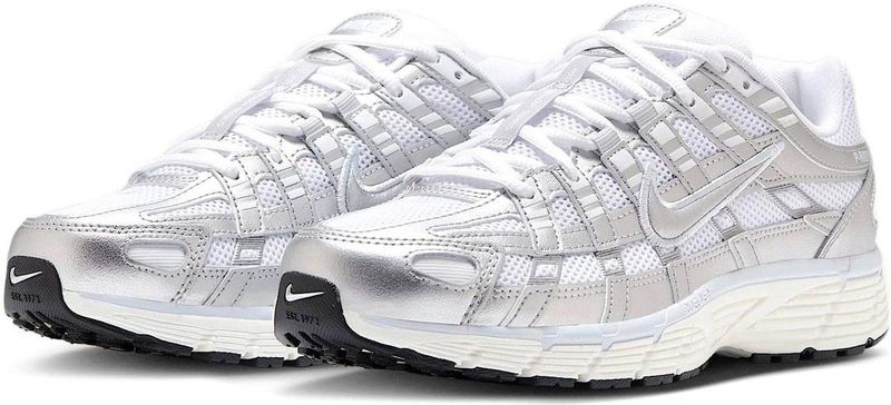 Nike - P-6000 - Hardloopschoenen - Wit - Ademend Mesh, Lichte Middenzool van Foam
