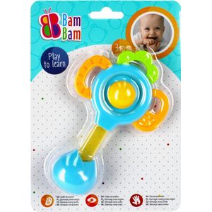 Rammelaar bloem - baby / peuter speelgoed kinderen - schattig diertje - 3 m+