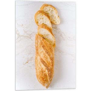 Forex - Gesneden Stokbrood - 60x90cm Foto op Forex