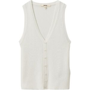 V-kraag Met knoppen Strickweste