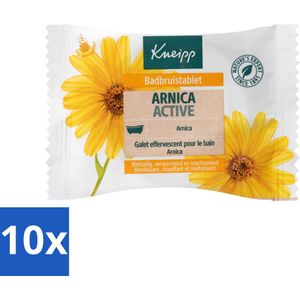 10 x Kneipp - Badbruistablet - Arnica - Badbruistablet - Arnica Extract - Herstelbad - Verwarmend Bad - Spierherstel