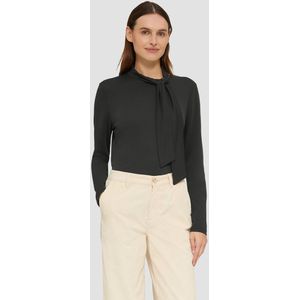 Elastische Longsleeve - Knoopdetail - Modalmix