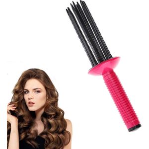 Curling Roll Comb - Krulborstel - Heatless curls - Föhnborstel - Krulkam - Curling brush - Warme Luchtkammen voor Vrouwen Voor Pluizig Haar - Curly Hair Styler Tool - Krulborsteltool - Lift, Direct & Voeg volume toe aan krullend haar