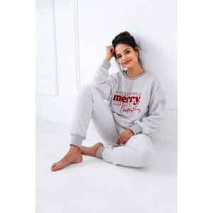 Sensis Warme Winter Pyjama Dames Volwassenen Fleece Lange Mouw Lange Broek Graciana XL