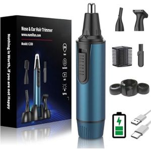 Neustrimmer - Efficiënt en Veilig - Voor Neus, Oren en Wenkbrauwen - Compact en Gebruiksvriendelijk Design - Pijnloos en Precies - Verzorging voor Mannen en Vrouwen