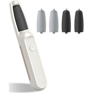 Eeltverwijderaars - Voetvijl - Elektrische voetvijl - Eeltvijl - Professionele Eeltverwijderaar - Pedicuresets - Vijfdelige voetverzorgingsset - Verwijdert droge huid voor gladdere voeten-Geschikt voor dode huidcellen en eeltplekken