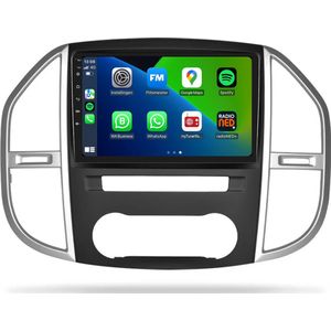 Carplay autoradio voor Mercedes Vito | 2015 t/m 2024 | Android 13 | Draadloos Apple Carplay & Android Auto | 2GB + 32GB | 8-Core processor | Davilon | 2025 model | 2015 2016 2017 2018 2019 2020 2021 2022 2023 2024 | Bluetooth & Wifi