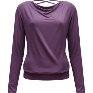 Yoga-longsleeve vloeiende shakti ""ala"" - vlierbes XL Loungewear shirt YOGISTAR