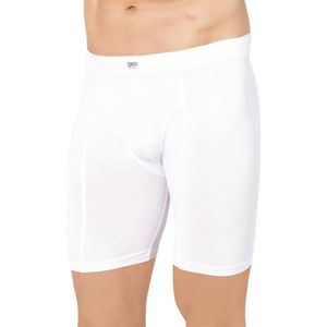 2 Stuks heren boxershorts - DONEX® - Lange Pijp - Wit - Maat XL