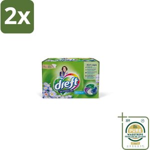 Dreft - Wasmiddelcapsules - Blue Dreams - Frisse geurboost - 16 Wasbeurten - Voordeelverpakking - 2 stuks - Wasmiddel - Wascapsules Dreft