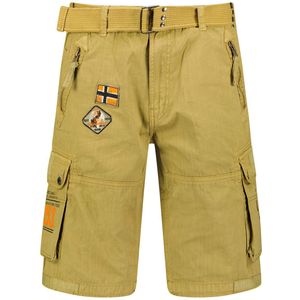 Geographical Norway Heren Korte Broek Met Riem Paintball - L