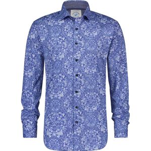 AFNF | Shirt Delfts Blue F Classics | Heren | Navy blue | | M