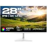 JAPANNEXT - JN-IPS2802UHDR-W - Monitor - Wit - 28 inch - 4K UHD (3840x2160)