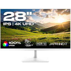 JAPANNEXT - JN-IPS2802UHDR-W - Monitor - Wit - 28 inch - 4K UHD (3840x2160)