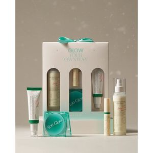 AXIS-Y - Glow Your Ownway Set (Dark Spot Correcting Glow Toner 125ml + Vegan Collagen Eye Serum 10ml + Dark Spot Correcting Glow Serum 50ml + You Glow Compact spiegel)