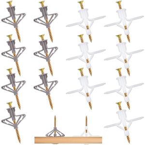 Expansieschroeven voor gipsplaten - 200 stuks - Holle wandpluggen - Gipskartonpluggen .