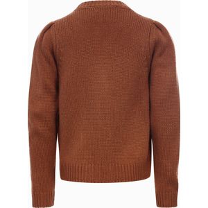 LOOXS Little 2333-7370-449 Meisjes Sweater/Vest - Maat 98 - Bruin van 100% acryl