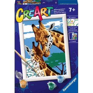 Ravensburger CreArt Cute Giraffes - Schilderen op nummer voor kinderen