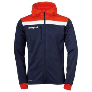 Uhlsport Offense 23 Trainingsjack Met Capuchon Heren - Marine / Rood / Wit | Maat: 2XL